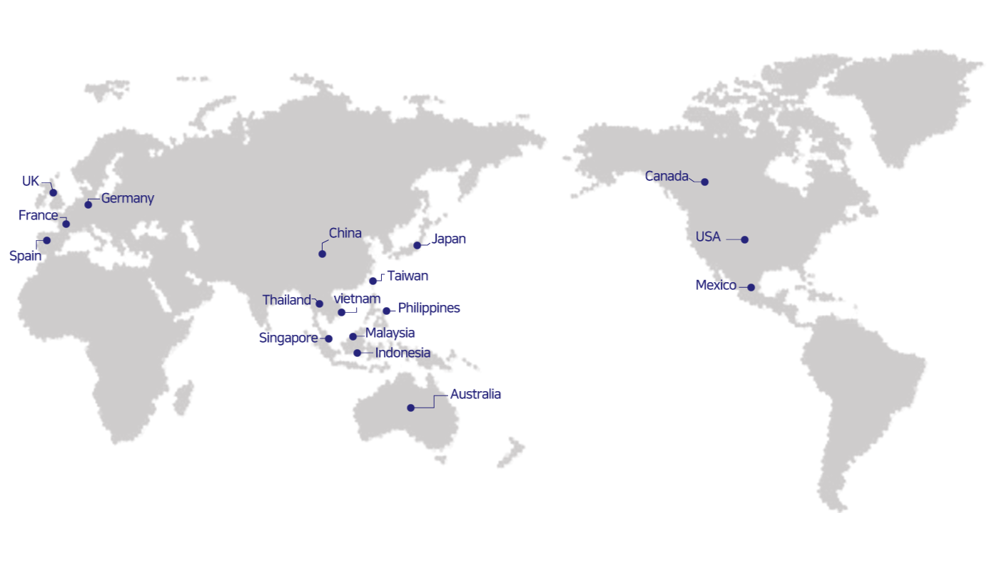 글로벌 네트워크 이미지